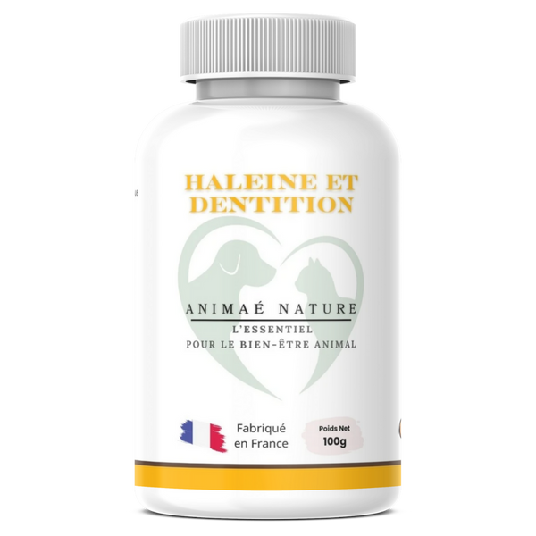 HALEINE ET DENTITION – Animaé Nature | Hygiène bucco-dentaire pour Chiens & Chats | 100g