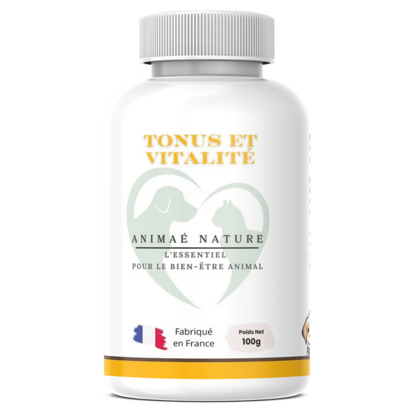 TONUS ET VITALITÉ – Animaé Nature | Énergie & forme pour chiens et chats | 100g